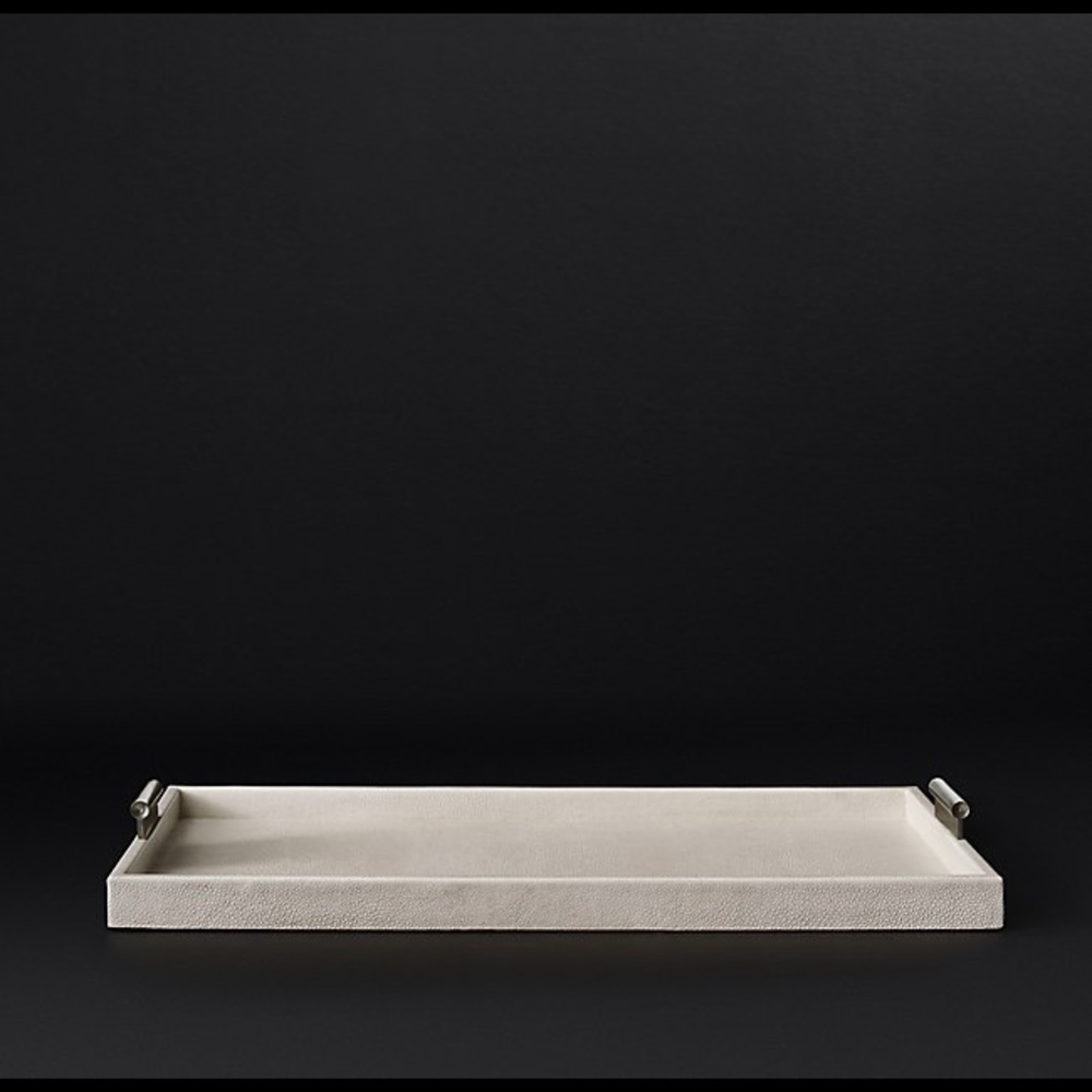 Restoration Hardware Shagreen Tray